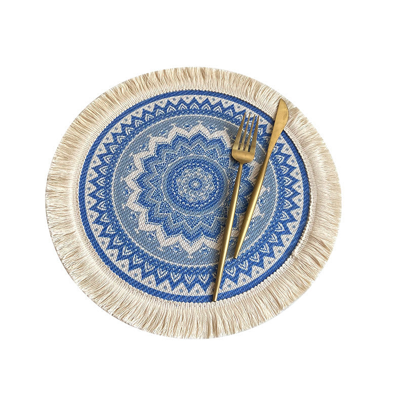 Wholesale Boho Woven Cotton Anti-scalding Placemats